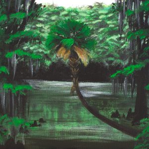 Florida painting by Native Florida Artist. Acrylic on Canvas